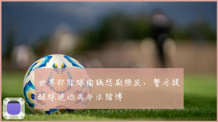 世界杯赌球输钱悲剧频发，警方提醒球迷远离非法赌博